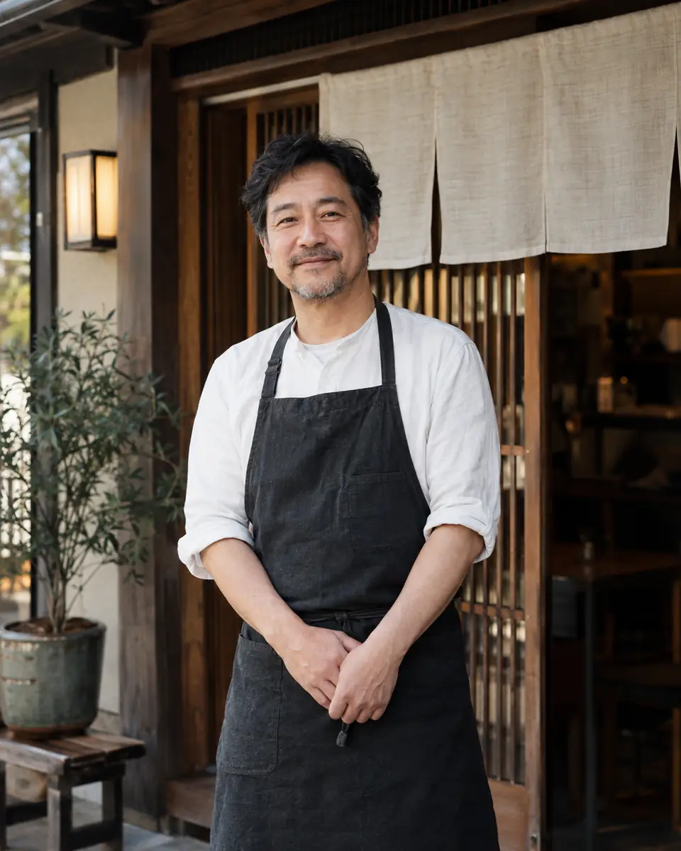 店主のポートレート